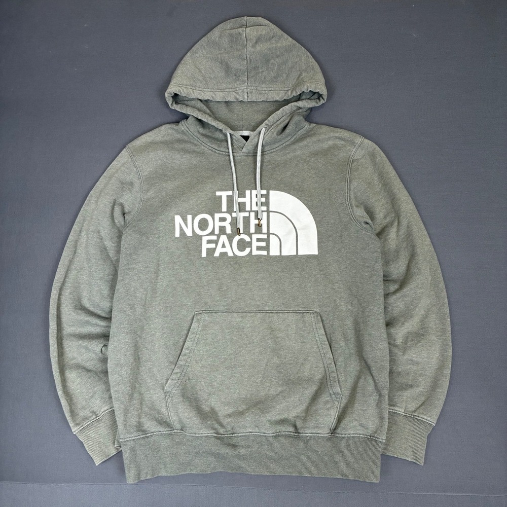 The North Face Men's Half Dome Gray Pullover Hoodie Size Medium